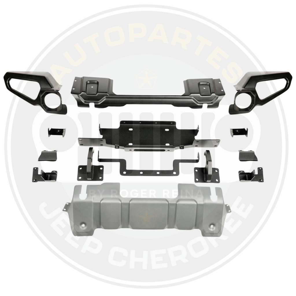 BOMPER DELANTERO TIPO VENATOR JEEP WRANGLER 2019 AL 2023
