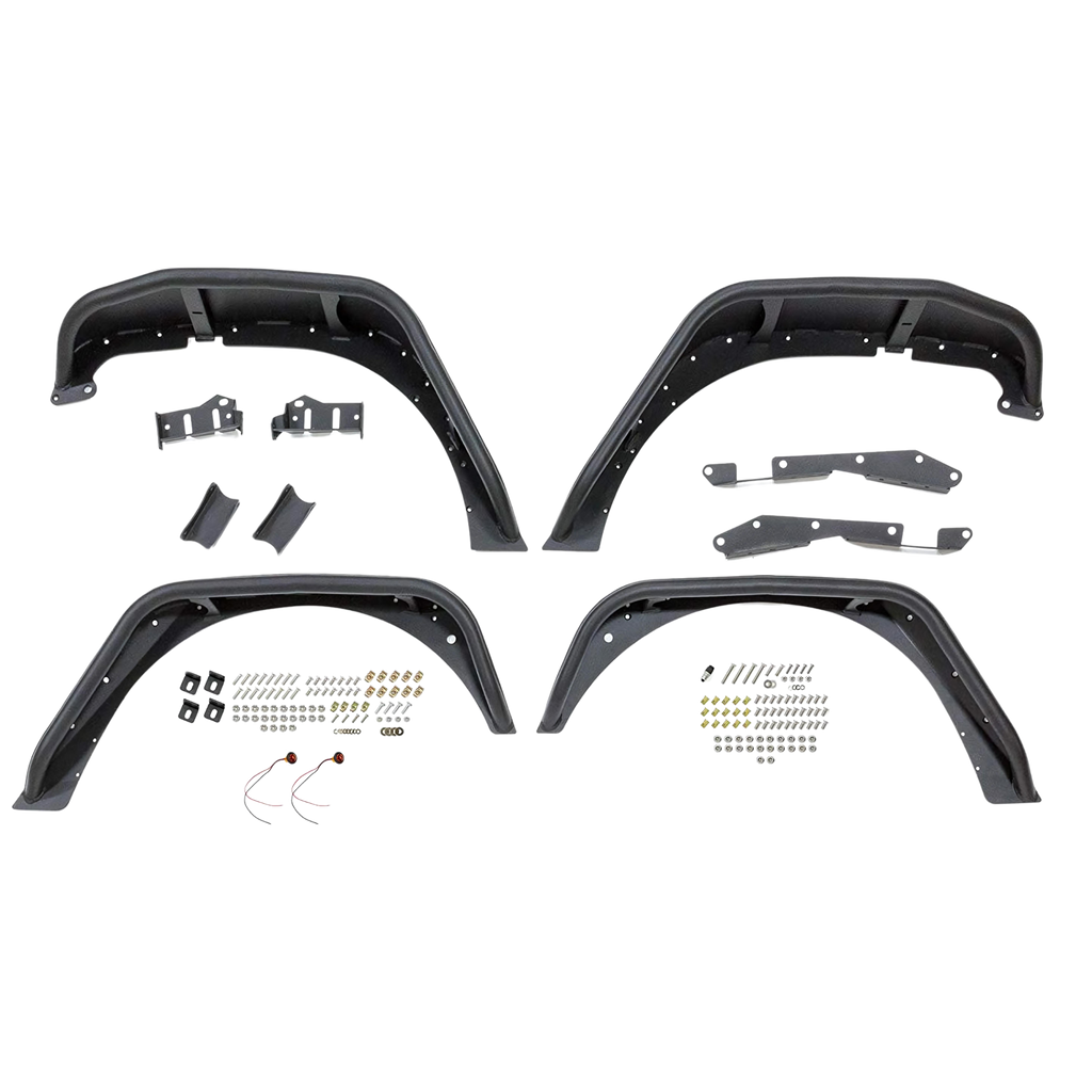Juego De Fender En Aluminio Jeep Wrangler 2007 al 2018 JK