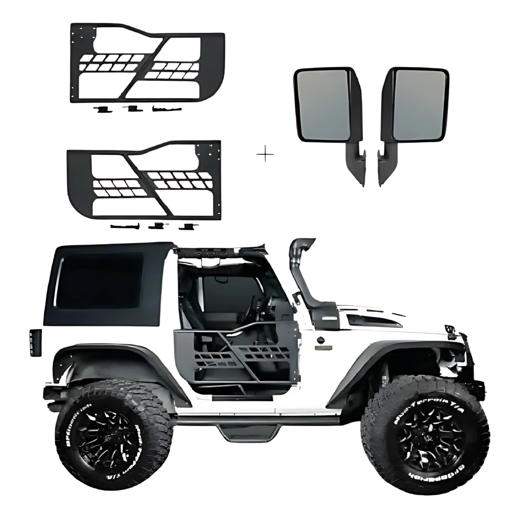 MEDIA PUERTA METALICA PARA JEEP WRANGLER JK