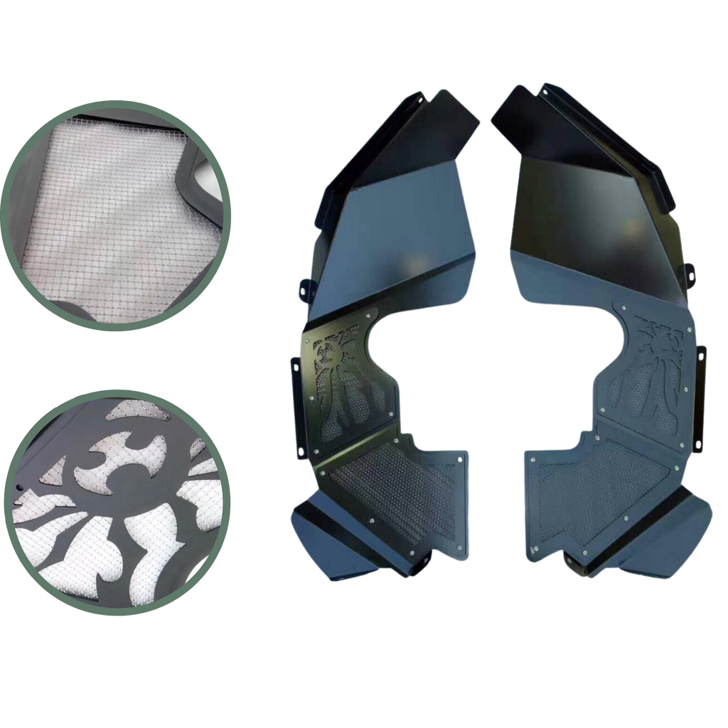 Guardabarros Delantero En Aluminio Para Jeep Wrangler JK 2007 al 2018