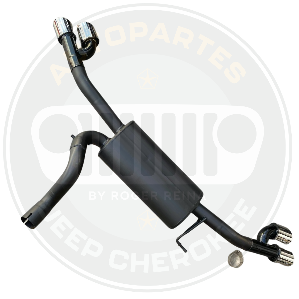 EXOSTO CUATRO SALIDAS PARA JEEP WRANGLER JL