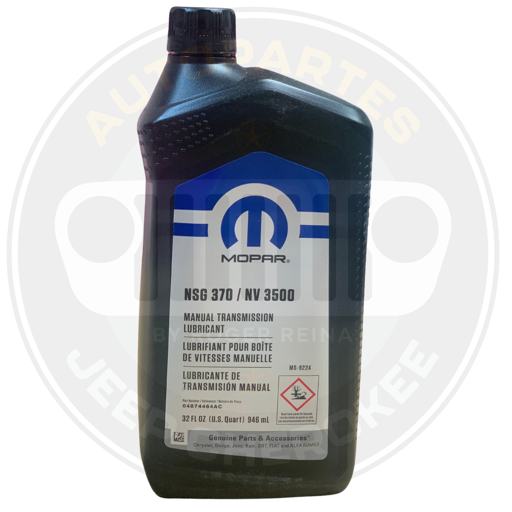 Aceite Transmisión Manual Jeep Wrangler 2009 AL 2013.