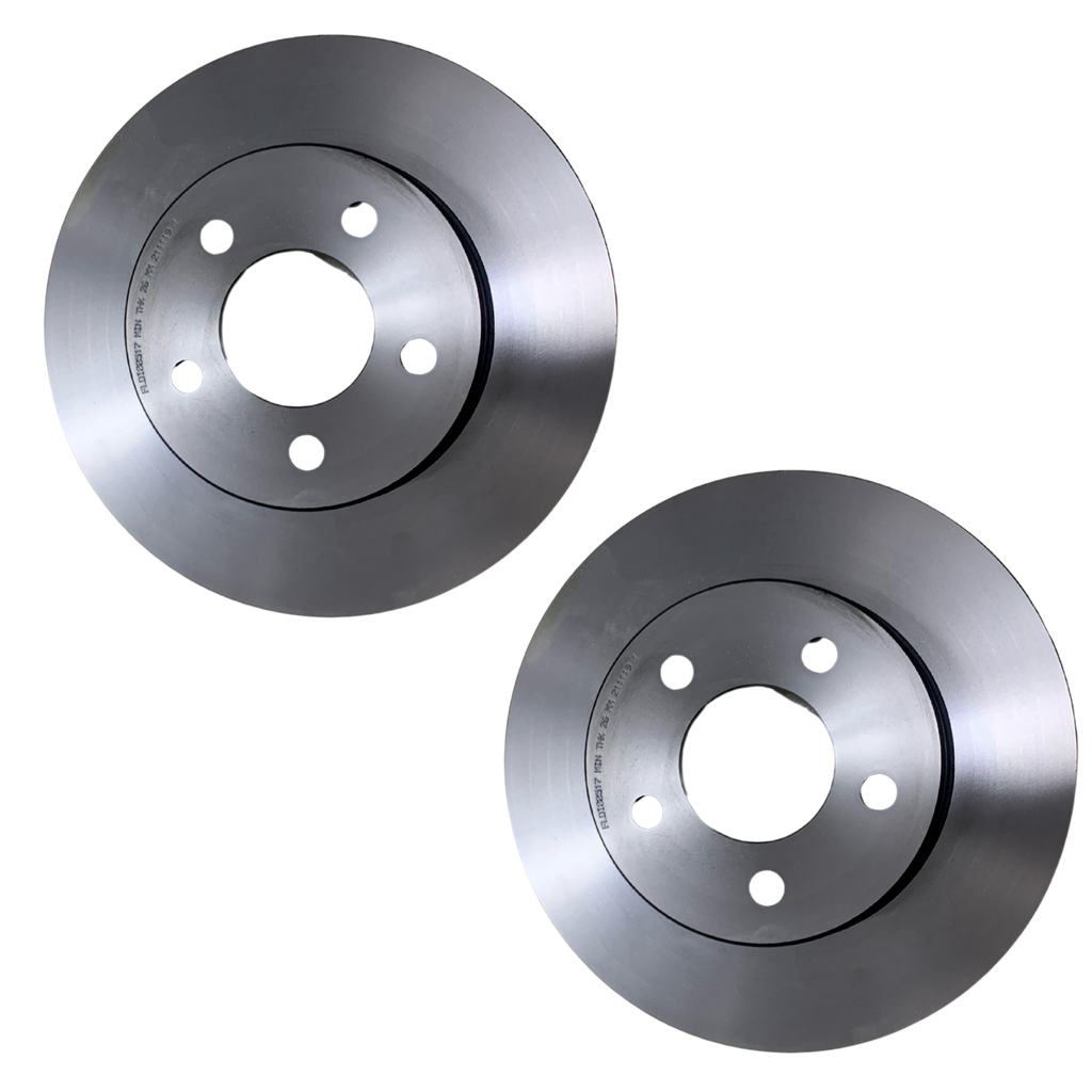 Juego Discos De Frenos Delanteros (x2) Jeep Liberty 2002 al 2007