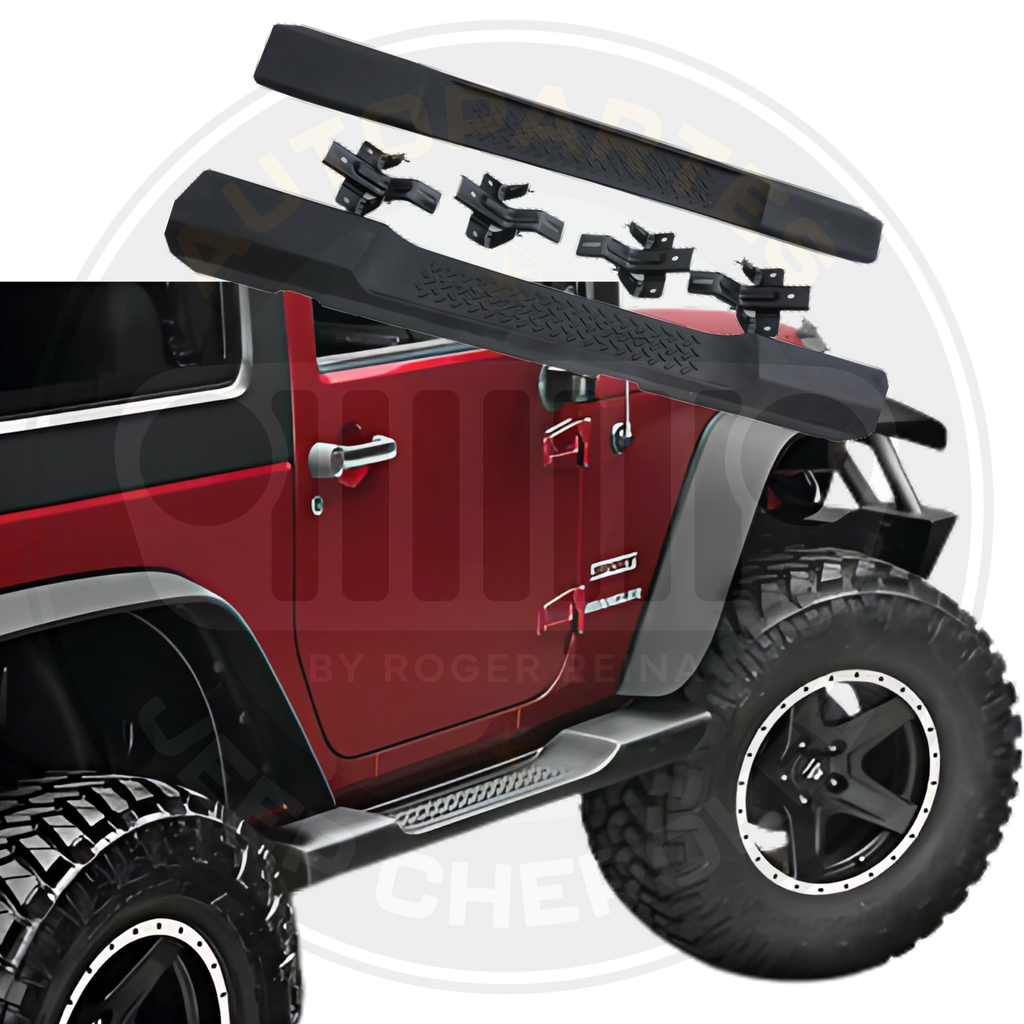 Estribos 2 Puerta Para Jeep Wrangler 2007 al 2018 JK