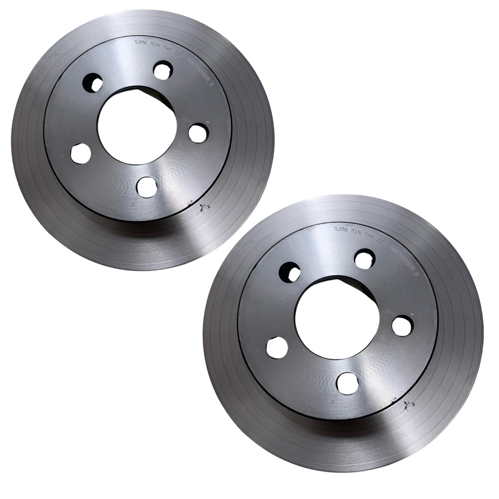Juego Discos De Freno Delanteros Jeep Cherokee 2000 al 2001 y/o Jeep Wrangler 2000 al 2006