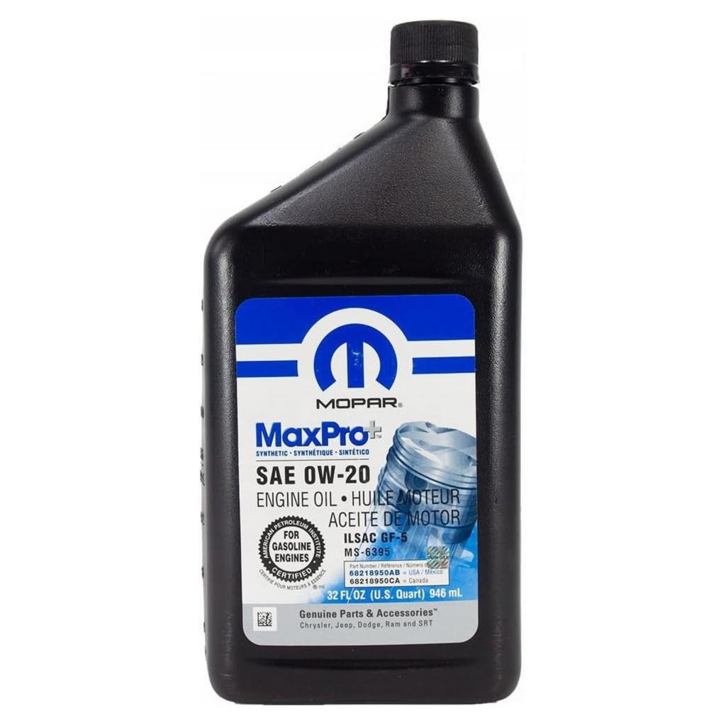 Aceite Motor SAE 0W20 Mopar.