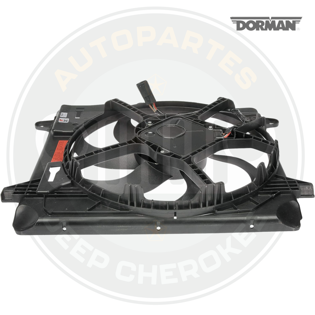 MOTOVENTILADOR PARA JEEP WRANGLER 2012 AL 2018 MOTOR 3.6