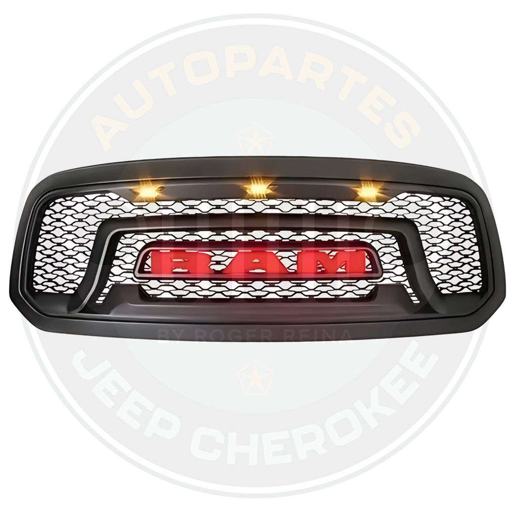 Persiana Con Letras Rojas Para Ram 1500 Modelo 2013 al 2018