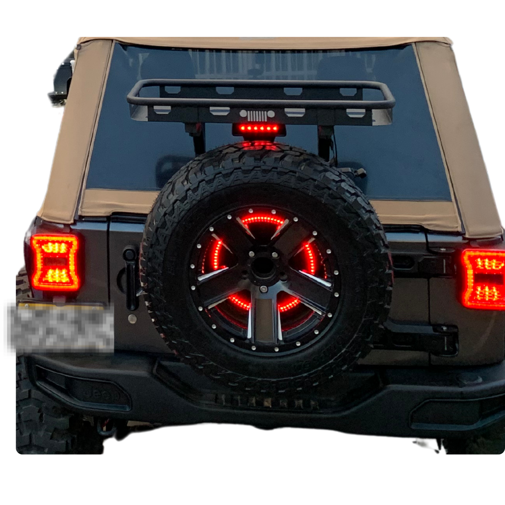 Rack Puerta Trasera Jeep Wrangler 2007 al 2018 JK