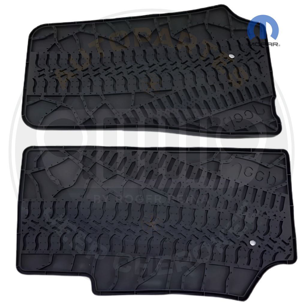 TAPETES CAUCHO 2 PUERTAS PARA JEEP WRANGLER 2007 AL 2013 JK