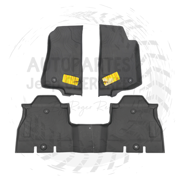 Tapetes Off Road 4 Puertas Para Jeep Wrangler JL 2019 al 2023